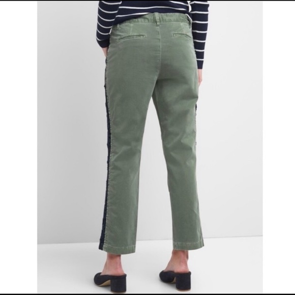 GAP Girlfriend Chinos with Side Lace Detailing - Picture 2 of 8